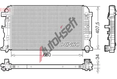 DENSO Chladi vody DEN DRM32053, DRM32053
