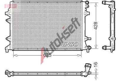 DENSO Chladi vody DEN DRM32054, DRM32054