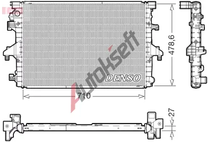 DENSO Chladi vody DEN DRM32055, DRM32055