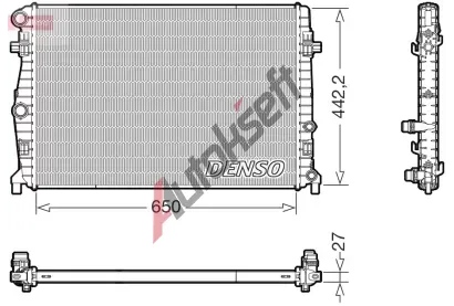 DENSO Chladi vody DEN DRM32058, DRM32058
