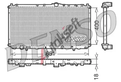DENSO Chladi vody DEN DRM33061, DRM33061