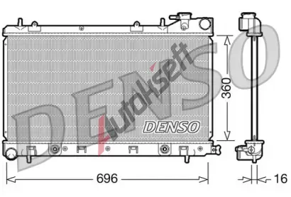 DENSO Chladi vody DEN DRM36002, DRM36002