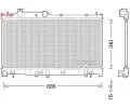 Chladi vody DENSO ‐ DEN DRM36021