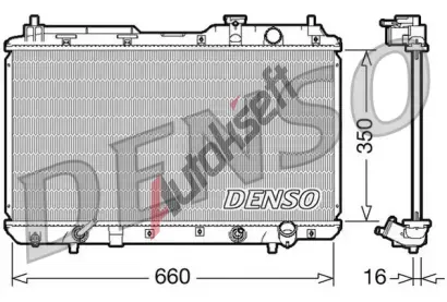 DENSO Chladi vody DEN DRM40010, DRM40010