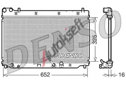 DENSO Chladi vody DEN DRM40014, DRM40014