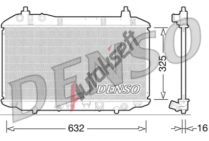 DENSO Chladi vody DEN DRM40031, DRM40031