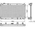 Chladi vody DENSO ‐ DEN DRM40035