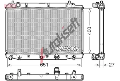 DENSO Chladi vody DEN DRM40036, DRM40036