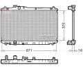 Chladi vody DENSO ‐ DEN DRM40037
