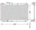 Chladi vody DENSO ‐ DEN DRM40040