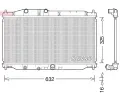 Chladi vody DENSO ‐ DEN DRM40043