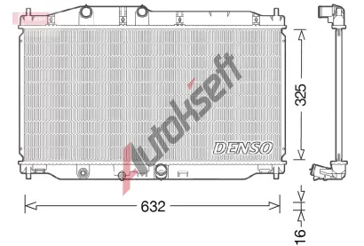 DENSO Chladi vody DEN DRM40043, DRM40043