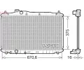 Chladi vody DENSO ‐ DEN DRM40105