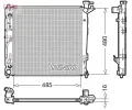 Chladi vody DENSO ‐ DEN DRM41007