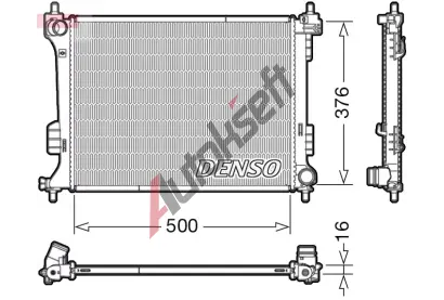DENSO Chladi� vody DEN DRM41010, DRM41010