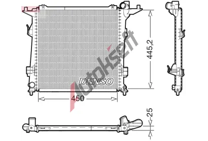 DENSO Chladi vody DEN DRM43006, DRM43006