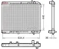 Chladi vody DENSO ‐ DEN DRM43008