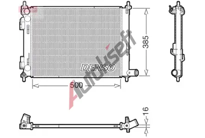 DENSO Chladi vody DEN DRM43013, DRM43013