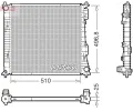 Chladi� vody&nbsp;DENSO&nbsp;&dash;&nbsp;DEN DRM43017