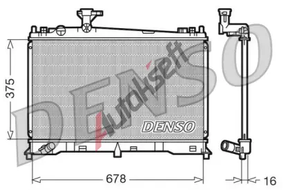 DENSO Chladi vody DEN DRM44010, DRM44010