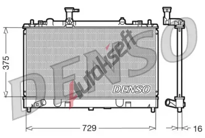 DENSO Chladi vody DEN DRM44011, DRM44011