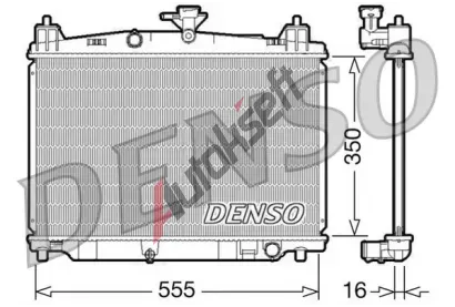 DENSO Chladi vody DEN DRM44016, DRM44016