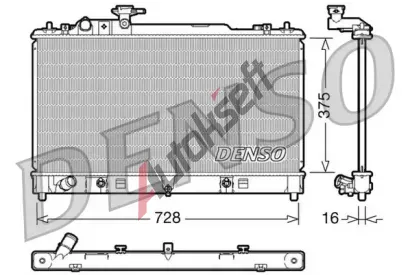 DENSO Chladi� vody DEN DRM44021, DRM44021