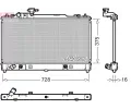 Chladi vody DENSO ‐ DEN DRM44029