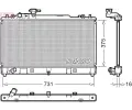 Chladi vody DENSO ‐ DEN DRM44036