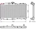 Chladi vody DENSO ‐ DEN DRM44050