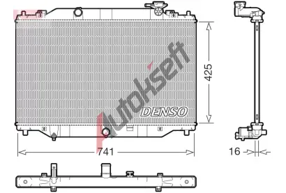 DENSO Chladi vody DEN DRM44053, DRM44053