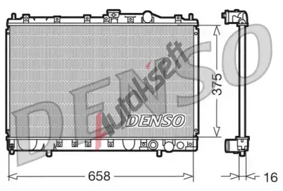 DENSO Chladi vody DEN DRM45002, DRM45002