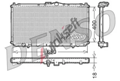 DENSO Chladi vody DEN DRM45010, DRM45010