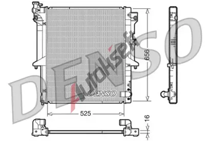 DENSO Chladi vody DEN DRM45017, DRM45017