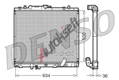 DENSO Chladi vody DEN DRM45020, DRM45020