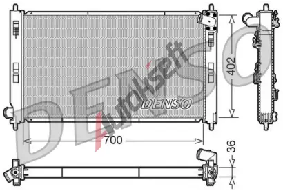 DENSO Chladi vody DEN DRM45029, DRM45029