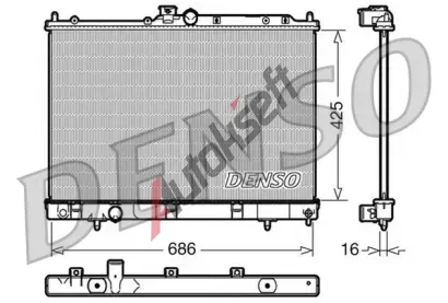 DENSO Chladi vody DEN DRM45031, DRM45031