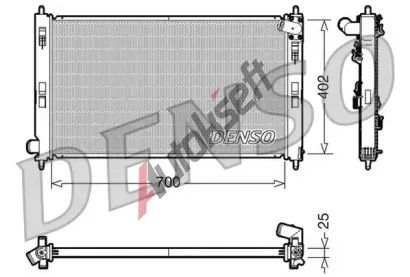 DENSO Chladi vody DEN DRM45032, DRM45032