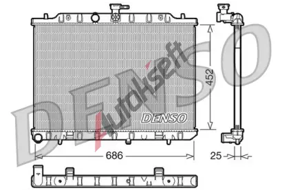 DENSO Chladi vody DEN DRM46007, DRM46007