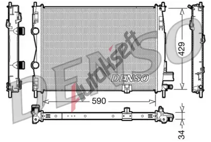 DENSO Chladi vody DEN DRM46018, DRM46018