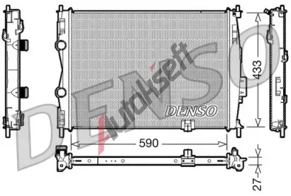DENSO Chladi vody DEN DRM46019, DRM46019
