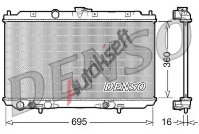 DENSO Chladi vody DEN DRM46028, DRM46028