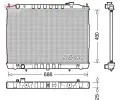 Chladi vody DENSO ‐ DEN DRM46050