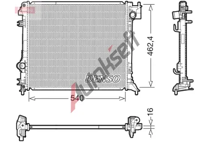 DENSO Chladi vody DEN DRM46063, DRM46063