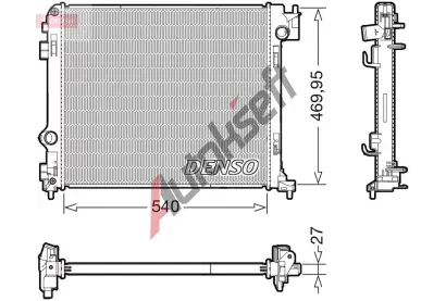 DENSO Chladi vody DEN DRM46065, DRM46065