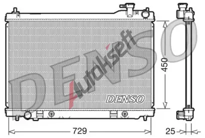 DENSO Chladi vody DEN DRM46100, DRM46100