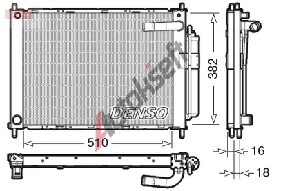DENSO Chladic jednotka DEN DRM46101, DRM46101