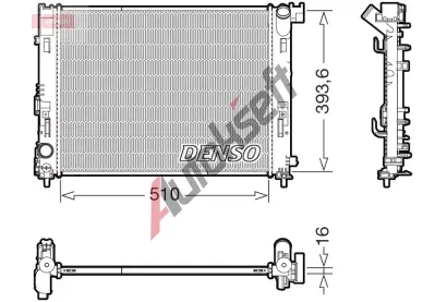 DENSO Chladi vody DEN DRM46103, DRM46103