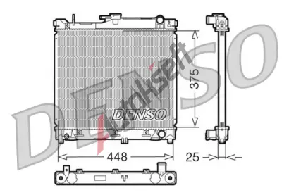 DENSO Chladi vody DEN DRM47014, DRM47014