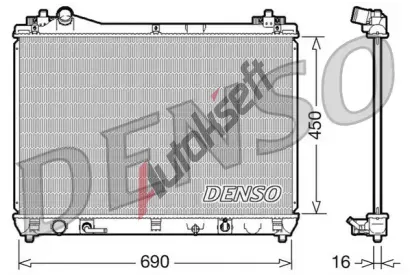 DENSO Chladi vody DEN DRM47017, DRM47017